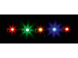 5 barevných LED diod