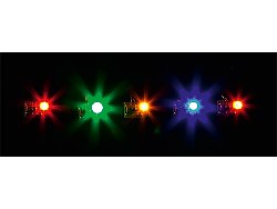 5 barevných LED diod