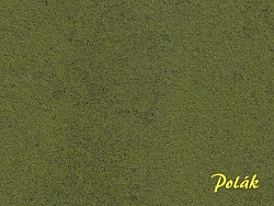 Flockdekor, statická tráva, zelená střední, 1mm.