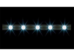 2 Led světělné lišty, 5 diod, bílé