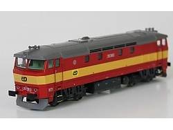 Dieselová lokomotiva řady 751 159 ČD - analog 