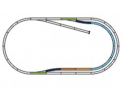 H0 - Kolejový set - C