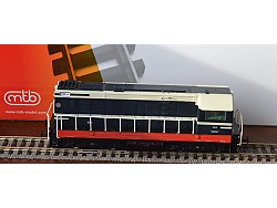 Motorová lokomotiva řady CSD T458 1021 - analog