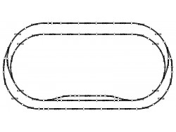 Rozšiřující kolejový set TILLIG s podložím - paralelní okruh 2