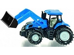 SIKU Blister - Traktor New Holland s předním nakladačem