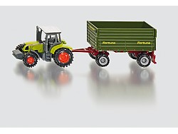 SIKU Blister - Traktor Fendt s dvounápravným přívěsem
