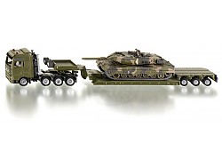 SIKU Super - Těžký transportér přepravující tank, 1:87
