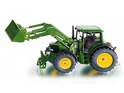 SIKU Farmer - Traktor John Deere s čelním nakladačem, měřítko 1:32