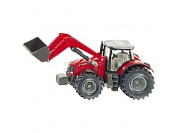 SIKU Farmer - Traktor Massey Ferguson s předním nakladačem
