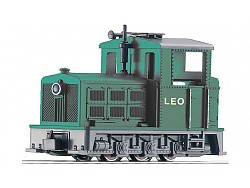 HOe úzko rozchodná dieselová lokomotiva Leo HOe 
