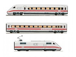63088-3-dílný vlak set ICE 2, DB AG