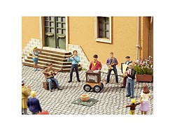 Pouliční muzikanti - ozvučené figurky
