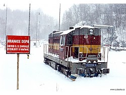 Motorová lokomotiva řady 743 004-4 ČD