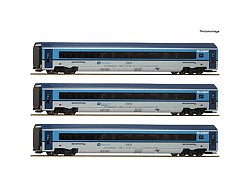 Set tří vložených vozů Railjet, CD, DCC-osvětlení