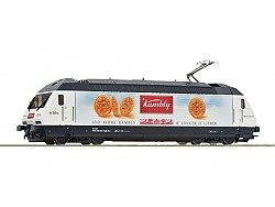 Elektrická lokomotiva 465 004-0 BLS s reklamou na sušenky DCC+zvuk