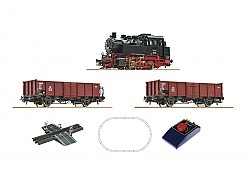 Analogová startovací sada: Parní lokomotiva třídy 80 s nákladním vlakem, DB