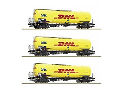 Set 3 cisternových vozů DHL Expres