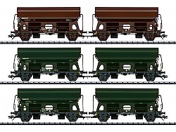 Set 6 vozů se sklopnou střechou typu Tds společnosti Czech Railco A.S., CZ