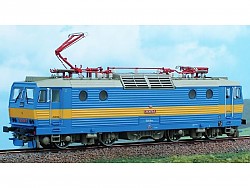 elektrická lokomotiva 363 074 ČSD modro-žlutá, Eso