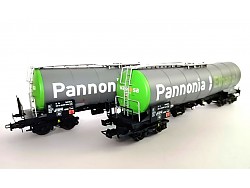 Set dvou kotlových vozů Zacns CZ-WASCO Pannonia Ethanol