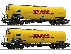 set kotlových vozů GATX - DHL