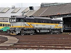 Dieselová lokomotiva ČD 754.018