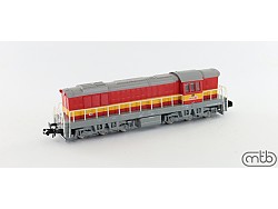 Diesel loko ČD 770 087 Čmelák žlutý pruh