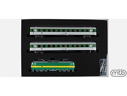 Set osobního vlaku ČD 163.062 + 2x Bt ČD, DCC