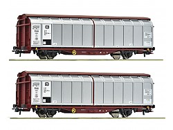 Set dvou vozů DB s posuvnou střechou