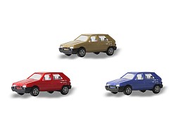 Set stavebnic 3x Škoda Favorit