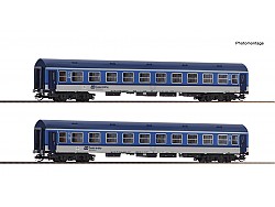 Set dvou rychlíkových vozů ČD 2.tříd