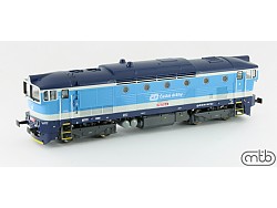 Dieselová lokomotiva ČD Najbrt 750.712 Brejlovec