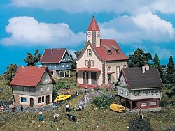Sada vesnice s kostelem