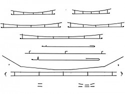 Trolejový drát 145 mm na r = 430