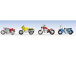 Motocykly - sada 4ks