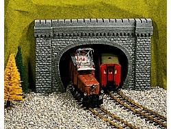 Tunelový portál 2-kolejný 64 x 37 cm - 1 ks