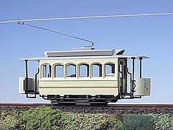 Historická tramvaj s pohonem - stavebnice