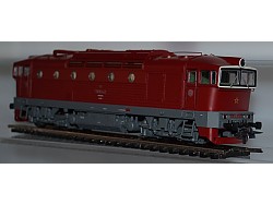 Brejlovec diesel loko ČSD T478.3 červený