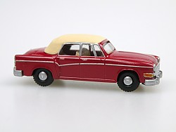 1958 H240 Sachsenring II. Cabrio closed (wine red/ivory canopy)