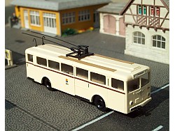 1947 Henschel/Kässbohrer Gr.II Trolley Bus (Darmstadt) ivory/brown line