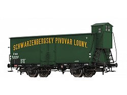 Krytý nákladní vůz ČSD Gb Schwarzenbergsky Pivovar Louny